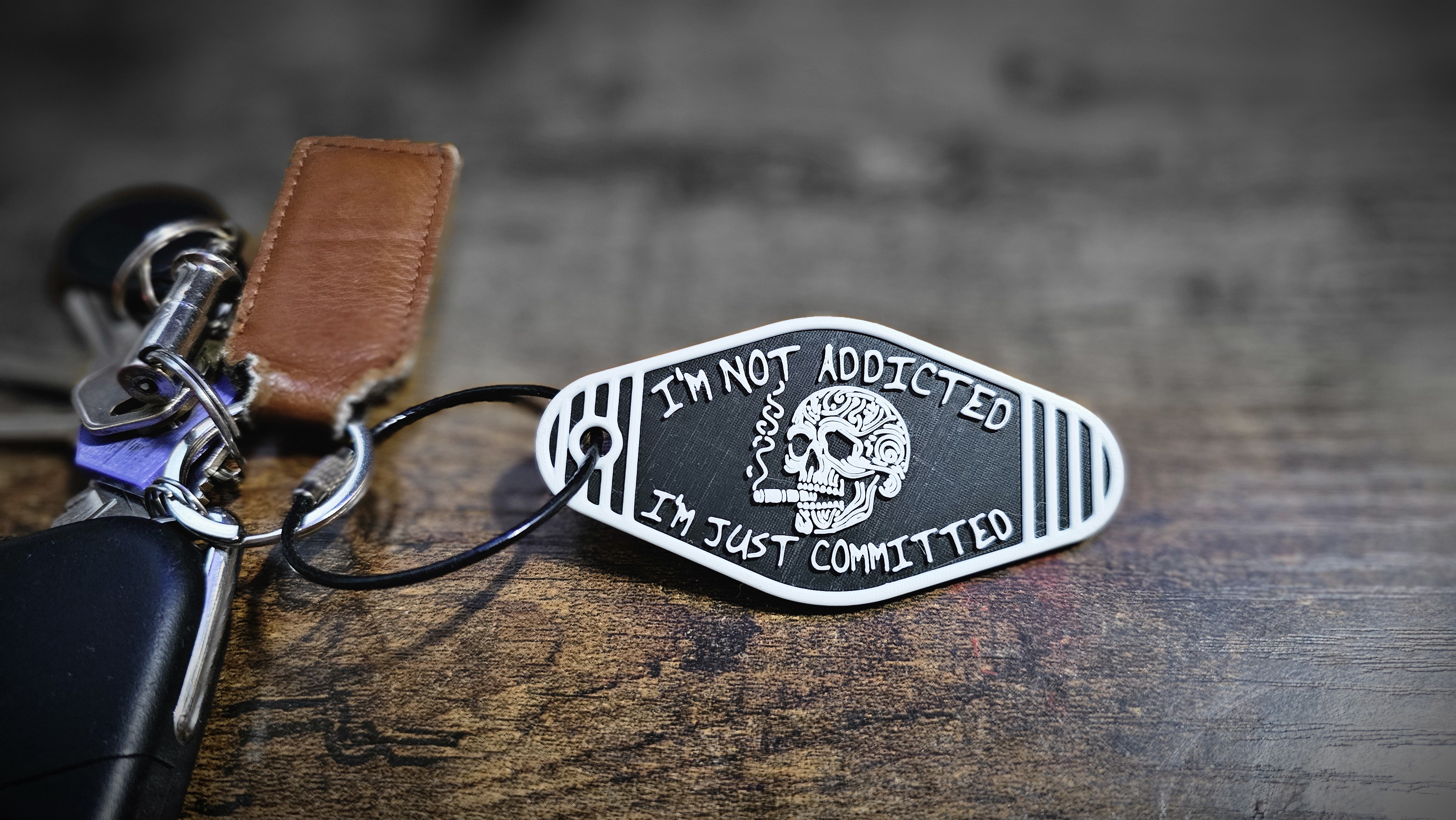 Custom Keychain - Personalized 3D printed keychain
